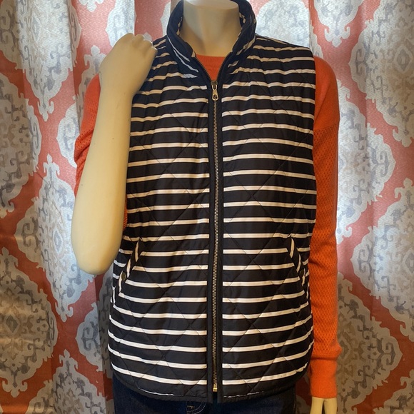 Quilted Striped Gap Vest - Picture 3 of 7